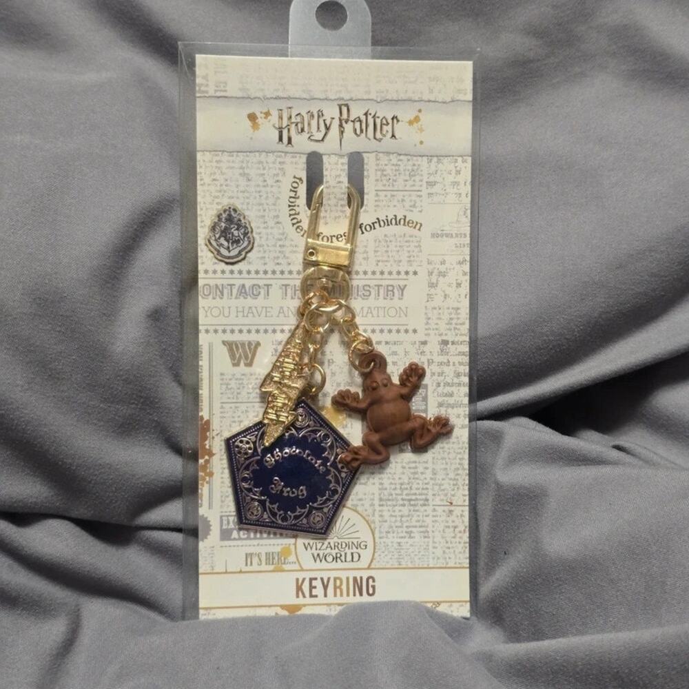 Harry Potter Wizarding World Chocolate Frog Korea Keychain